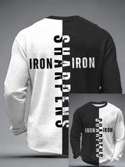 Men's Iron Sharpens Iron Waffle Long Sleeve T-Shirt