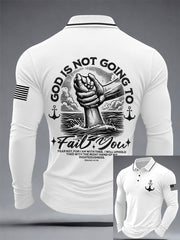 Men's God Never Fails Polo Shirts