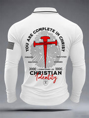 Men's You Are Complete In Christ Polo Shirts