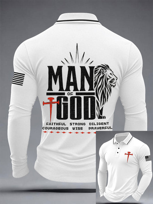 Men's Man of God Polo Shirts