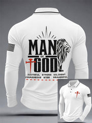 Men's Man of God Polo Shirts