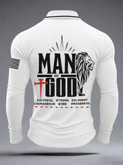 Men's Man of God Polo Shirts