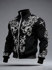 Men's Cross Zipper Sweatshirt