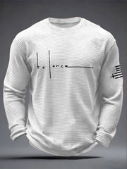 Men's Faith Printed Waffle Long Sleeve T-Shirt