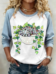 Women's Cat Print Sweatshirts