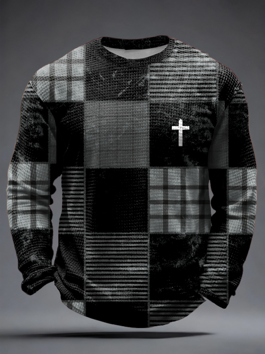 Men's Faith Waffle Long Sleeve T-Shirt