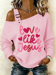 Women's Valentine's Day Love Like Jesus Tops