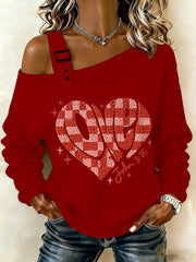 Women's Valentine's Day For God so Loved the World John 3:16  Tops