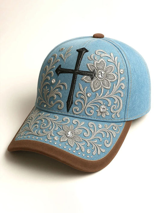 Faith Cross Print Casual Unisex Cap