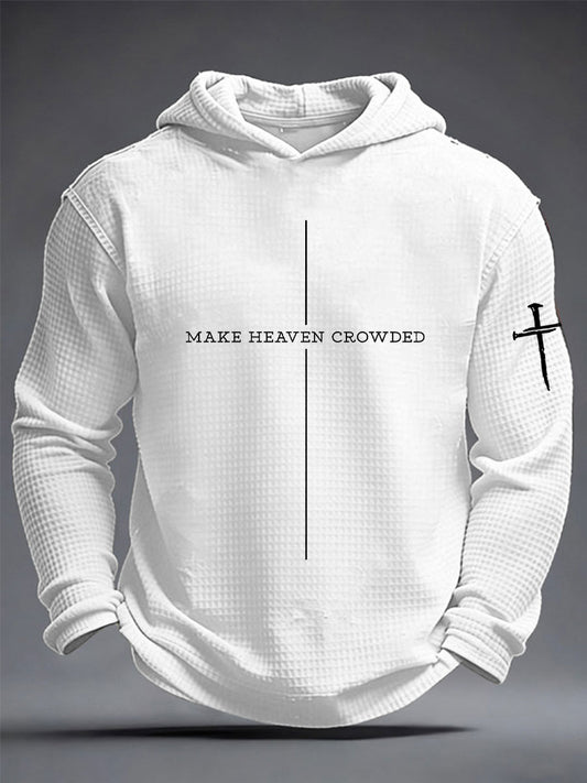 Men's Make Heaven Crowded Waffle Hoodie