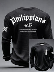 Men's Philippians 4:13 Waffle T-Shirts