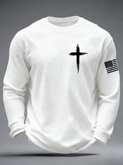 Men's The Way The Truth & The Life Waffle Long Sleeve T-Shirt