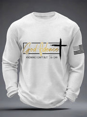 Men's God Fidence Waffle Long Sleeve T-Shirt