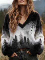 Women's Faith Print Casual Top