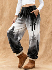 Women's Faith Print Casual Pants