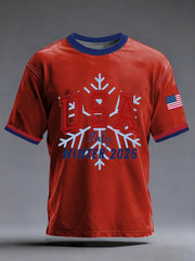 Men's USA Winter Sports 2026 Printed T-shirt