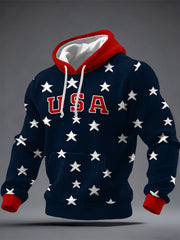 Men's USA Winter Sports 2026 Printed Hoodie