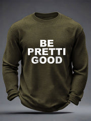 Men's Be Pretti Good Minneapolis Resist Waffle Long Sleeve T-Shirt