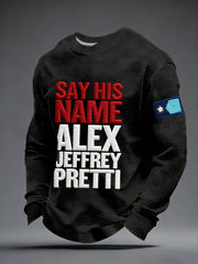 Men's Minneapolis Resist Waffle Long Sleeve Sweatshirt