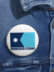 Unisex Minnesota Strong Printed Brooch