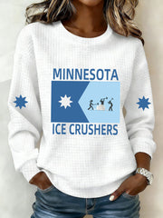 Women's Minnesota ICE Crushers Printed Sweatshirt