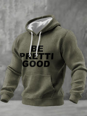 Men's Be Pretti Good Minneapolis Resist Checkered Cotton Hoodie