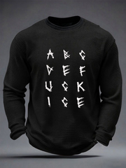 Men's Anti ICE Protest Rally Minnesota Waffle Long Sleeve T-Shirt