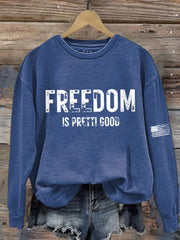 Women's Freedom Is Pretty Good Minneapolis Resist sweatshirt