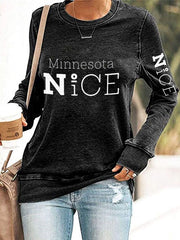 Women's Minnesota No ICE Polyester Waisted Sweatshirt