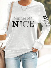 Women's Minnesota No ICE Polyester Waisted Sweatshirt
