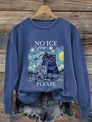 Women's NO ICE Printed Casual Sweatshirt