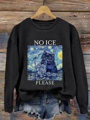 Women's NO ICE Printed Casual Sweatshirt