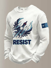 Men's Minnesota Resist Printed Waffle Long Sleeve Sweatshirt