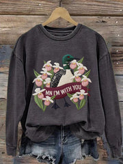 Women's Minnesota I'M With You Print sweatshirt