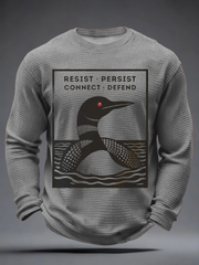 Men's Resist Loon Waffle Long Sleeve T-Shirt
