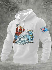 Men's Minnesota Resist ICE  Checkered Cotton Hoodie