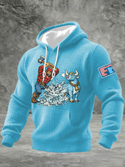 Men's Minnesota Resist ICE  Checkered Cotton Hoodie