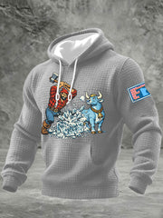Men's Minnesota Resist ICE  Checkered Cotton Hoodie