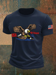 Men's American Hockey Printed Casual T-Shirt