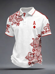 Men's Diamond A Playing Card Tops