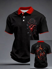 Men's Poker Dice Art Print Tops