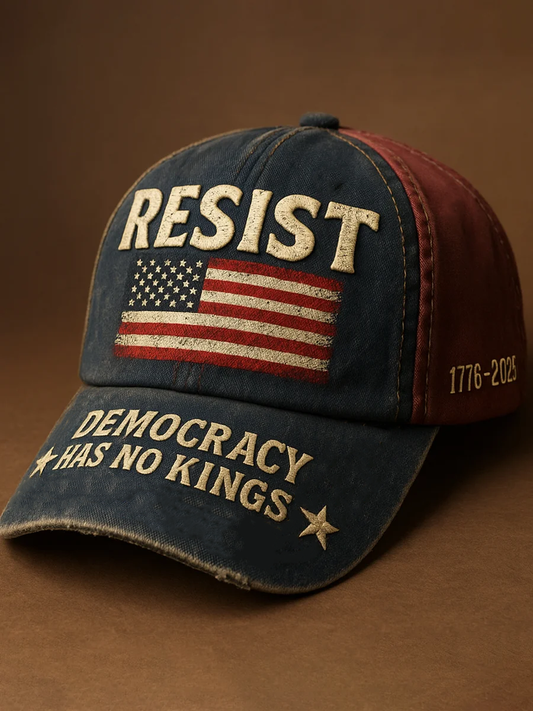 Unisex No Kings Design Print Hat