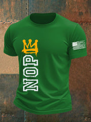 Men's No Kings Protest Sign Nope T-shirt