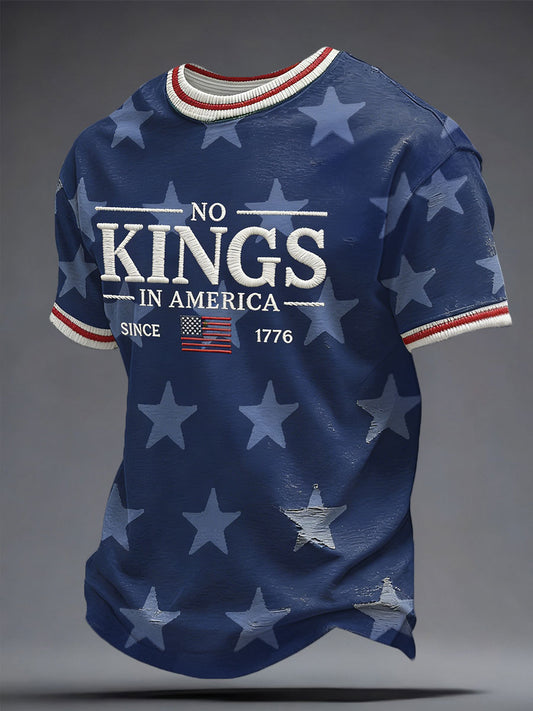 Unisex  FDT No Kings Printed T-shirt