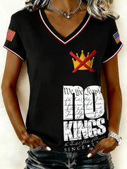 Women's FDT No Kings Printed T-shirt