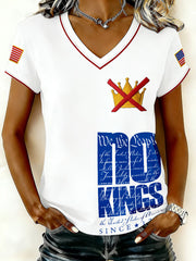 Women's FDT No Kings Printed T-shirt