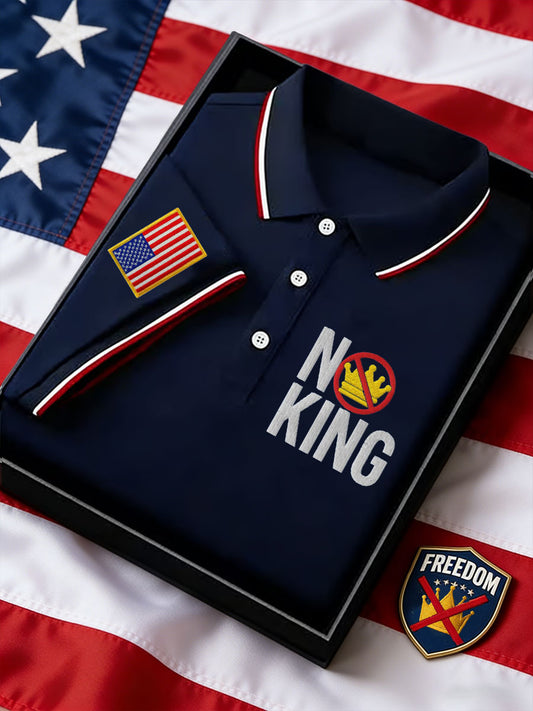 Unisex  FDT No Kings Printed Casual Tops