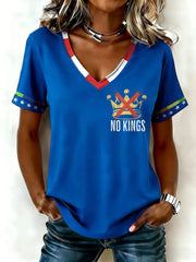 Women's FDT No Kings Printed T-shirt