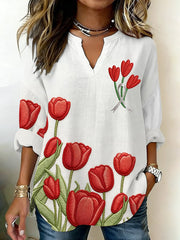 Women's Parkinson's Awareness Print Shirt