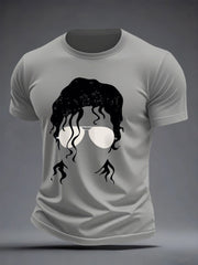 Men's Men's Pop Music Inspired Casual T-shirt